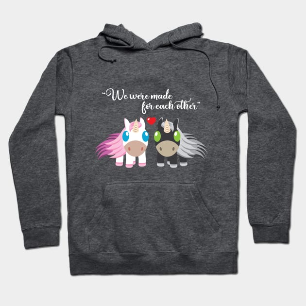 Unicorn Couple Hoodie by Bacacegua